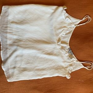 White Vici Camisole with V-Neck